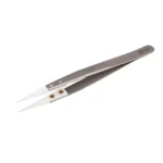BEST BST-72-MZ 302 Stainless Steel High Temperature Resistance Ceramic Tip Tweezers - Image 2