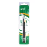 BEST BST-729 202 Stainless Steel Anti-static Curved Tip Tweezers - Image 7