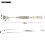 BEST BST-91-4L SA Professional Stainless Steel Wafer Tweezers for Silicon Wafer - Image 5