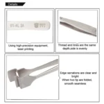 BEST BST-91-4L SA Professional Stainless Steel Wafer Tweezers for Silicon Wafer - Image 6