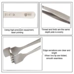 BEST BST-91-4T SA Professional Stainless Steel Wafer Tweezers for Silicon Wafer - Image 6