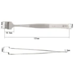 BEST BST-91-5L SA Professional Stainless Steel Wafer Tweezers for Silicon Wafer - Image 4