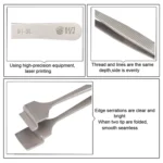 BEST BST-91-5L SA Professional Stainless Steel Wafer Tweezers for Silicon Wafer - Image 6