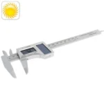 150mm solar LCD Digital Vernier Caliper / Micrometer, Carbon Fiber Composite - Image 2