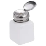 100ml Push Down Alcohol and Liquid Container Bottle(White)