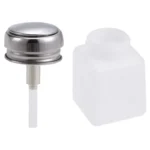 100ml Push Down Alcohol and Liquid Container Bottle(White) - Image 3