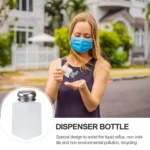 100ml Push Down Alcohol and Liquid Container Bottle(White) - Image 6