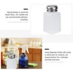 200ml Push Down Alcohol and Liquid Container Bottle(White) - Image 4