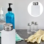 200ml Push Down Alcohol and Liquid Container Bottle(White) - Image 5