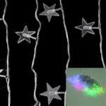 7m Pentastar Pendants Decoration String Lights, 30-LED Multi-Colored Light  (AC 12-240V / EU Plug)(Transparent)