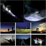 SK68 180lm Zoom Lens LED Flashlight, Q3-WC LED,  1-Mode, White Light, with Clip(Black) - Image 12