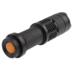 SK68 180lm Zoom Lens LED Flashlight, Q3-WC LED,  1-Mode, White Light, with Clip(Black) - Image 3