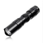 3W LED Mini Flashlight Light Torch Lamp with Strap(Black)
