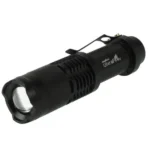 UltraFire Focus Flashlight, 3 Mode, XM-L T6 LED, White Light, Luminous Flux: 700lm, Length: 11.6cm(Black)