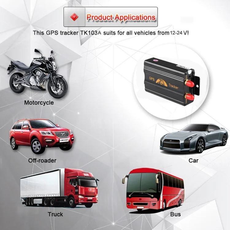 S-GPS-0015_8.webp TK103A GPS / SMS / GPRS Tracker Vehicle Tracking System, Support Dual SIM Card, Specifically Designed for Car, Taxi, Truck - Image 9