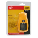 BENETECH Digital Mini Infrared Thermometer, Temperature Range: -32 - 280 Degree (GM270)(Yellow) - Image 6