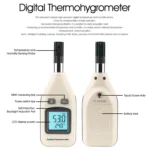 BENETECH GM1362 1.45 Inch Screen Digital Humidity & Temperature Meter(White) - Image 4