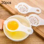 20pcs Separator for Egg White and Yolk(White)