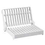 Foldable Dish Drip Rack Plate Holder(White) - Image 3