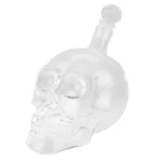 Crystal Glass Skull Bottle for Vodka & Whiskey & Beer Liqueur & Red Wine & Other Beverage, 550ML - Image 2
