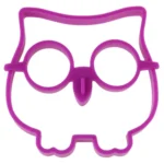 Cartoon Owl Shape Egg Frying Ring Mold Silicone Egg Fried Mould Omelette Mold(Purple) - Image 2