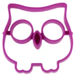 Cartoon Owl Shape Egg Frying Ring Mold Silicone Egg Fried Mould Omelette Mold(Purple) - Image 3