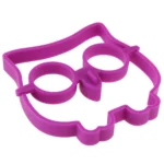 Cartoon Owl Shape Egg Frying Ring Mold Silicone Egg Fried Mould Omelette Mold(Purple) - Image 4