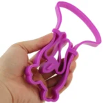 Cartoon Owl Shape Egg Frying Ring Mold Silicone Egg Fried Mould Omelette Mold(Purple) - Image 6