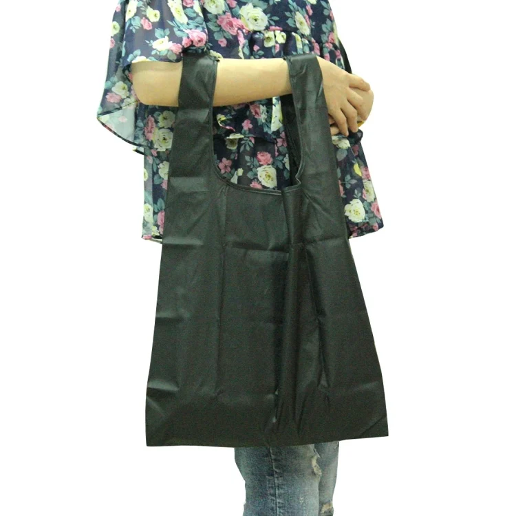 S-HC-0601B_3.webp Ripstop Nylon Reusable Grocery Shopping Bag Foldable Travel Pouch - Image 5