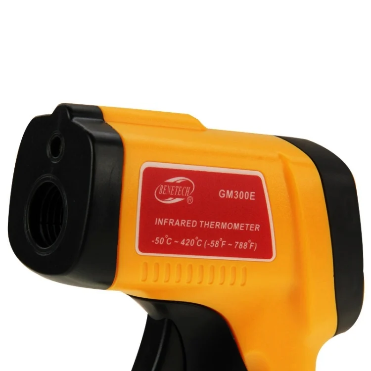 S-HC-0900_3.webp BENETECH GM300E Digital Laser Point Infrared Thermometer, Temperature Range: -50-420 Celsius Degree - Image 4