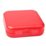 10 PCS 4 Compartments Portable Plastic Cross Pills Medicine Storage Box(Red) - Image 4