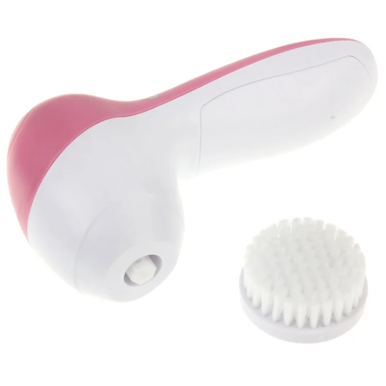 S-HC-2594_5.webp 5 in 1 Beauty Care Brush Massager Scrubber Face Skin Care Electric Facial Cleanser - Image 6
