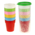Non-Fragile Melamine Outdoor Cup Set Travel Mug with 6 Colors Available Camping Cup