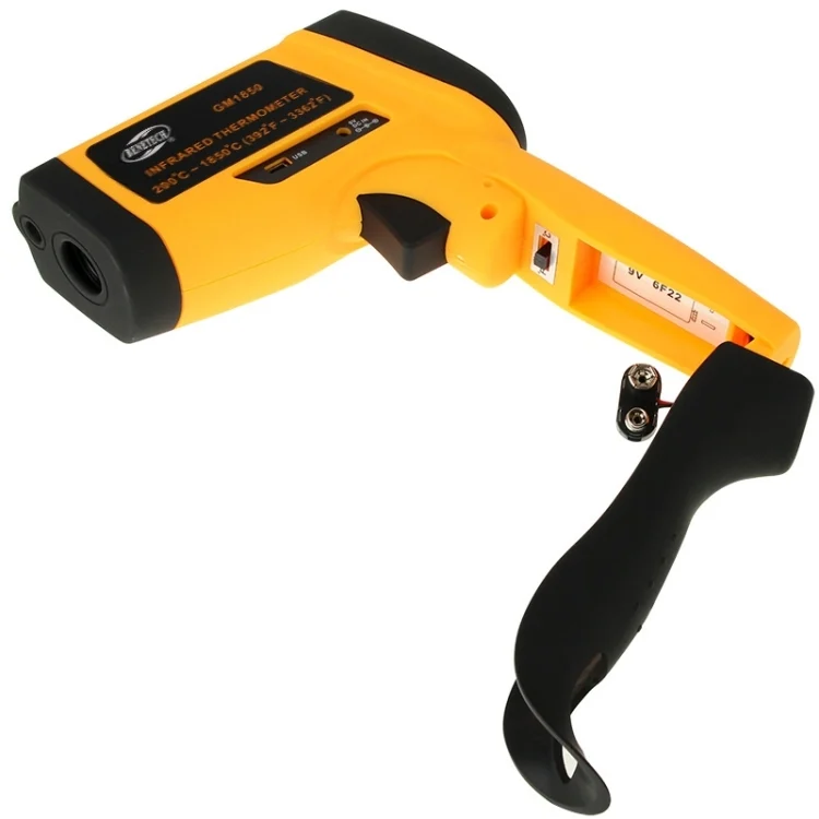 S-HC-5253_6.webp BENETECH GM1850 Digital Display Temperature Gun Handheld Infrared IR Thermometer, Measure Range: 200~1850C - Image 7