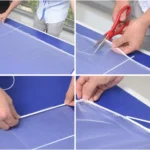 DIY Polyester Fly Screen/ Window Screen Hook and Loop Fastener Mosquito Net(White) - Image 3