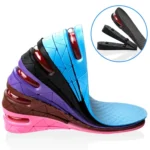 3-Layer Men Shoe Air Cushion Increase Insoles(Black) - Image 2