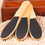 Double Sided Emery Wooden Board Foot Massager Random Color Delivery - Image 5