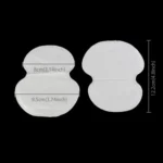 10pcs Disposable Self-adhesive Armpit Cotton Sweat Pads Underarm Absorbents(White) - Image 3