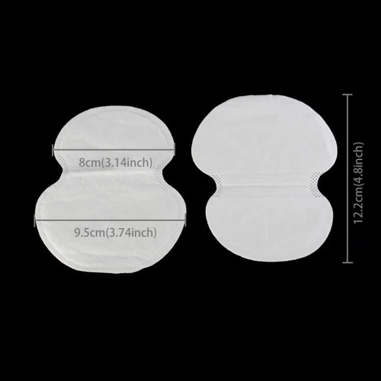 S-HCB-0262_2.webp 10pcs Disposable Self-adhesive Armpit Cotton Sweat Pads Underarm Absorbents(White) - Image 3