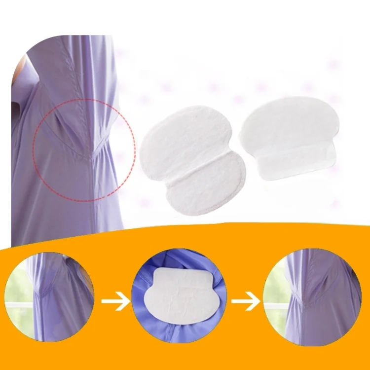 S-HCB-0262_6.webp 10pcs Disposable Self-adhesive Armpit Cotton Sweat Pads Underarm Absorbents(White) - Image 7