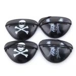 Halloween Props Plastic Pirate Eye Patches, Random Pattern Delivery(Black) - Image 2