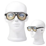 Plastic Funny Joke Glasses with Black Frame(Black) - Image 2
