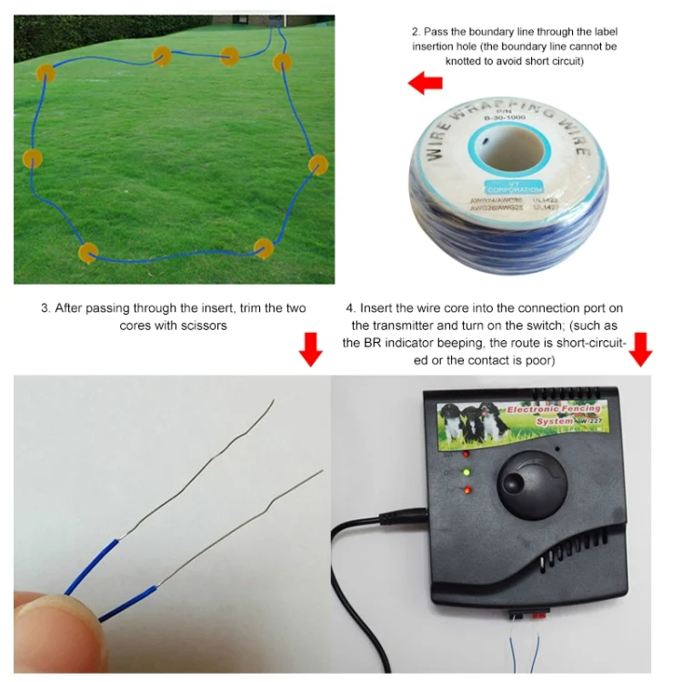 S-HPS-0204_8.webp W-227 Electric Fencing Shock Collar System for Pet Dog Cat - Image 9