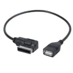 Multimedia Digital Audio AMI to USB Adapter Cable for Audi(Black) - Image 2