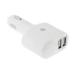 Two USB Port 2 in 1 DC/DC Power Adapter Car Charger with 12V Accessory Socket , For iPad/ iPhone/ iPod/ BlackBerry/ Galaxy/ Other Smartphone - Image 2