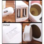 Two USB Port 2 in 1 DC/DC Power Adapter Car Charger with 12V Accessory Socket , For iPad/ iPhone/ iPod/ BlackBerry/ Galaxy/ Other Smartphone - Image 13