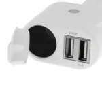 Two USB Port 2 in 1 DC/DC Power Adapter Car Charger with 12V Accessory Socket , For iPad/ iPhone/ iPod/ BlackBerry/ Galaxy/ Other Smartphone - Image 6