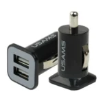 High Performance 2.1A + 1A Dual USB Port Car Charger for iPad Air 2 & Air & 4, iPhone 6 & 6 Plus & 5C & 5S & 4 & 4S, iPod touch, Galaxy Tablet / Note Series and Other Mobile Phone, Navigators