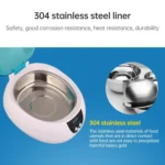 Stainless Steel Tank Digital Ultrasonic Cleaner with LCD Display for Jewelry / Watch / Denture - Image 6