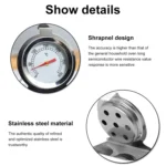 Stainless Steel Oven Thermometer (0~300℃)(Silver) - Image 3